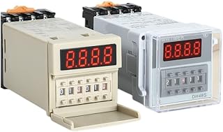 MAVARO DH48S-S Display Digital Pequeno Ciclo Duplo Relé de Tempo 2Z 1Z Digital AC220V 380V delay DC24V (Tamanho: DH48S-1Z AC220V UP)