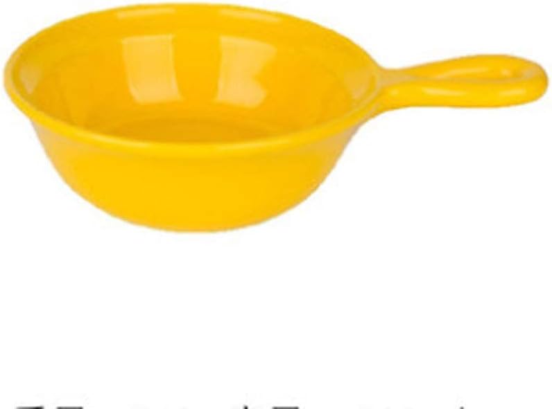 Bowls Porcelain Cereal,Sauce Dishes Dipping Cup Porcelain Cereal Bowl with Handle for Rice Oil Sushi Dessert Bowl (Color : 2) (1)