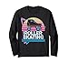 Pattinaggio a rotelle Skater Skate Retro Maglia a Manica
