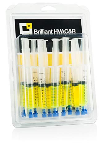 ERRECOM Brilliant HVAC&R, Detector de Fugas Fluorescente UV para Sistemas de Refrigeración y Aire Acondicionado (12 x 7,5 mL) Cover