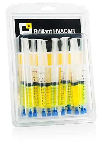 BRILLIANT HVAC, cercafughe fluorescente UV per impianti di refrigerazione (12 x 7,5 mL)