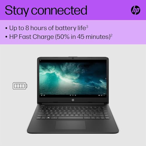 HP Stream 14 Laptop - Intel N4120, 4GB RAM, Win 11, Jet Black - Image 6