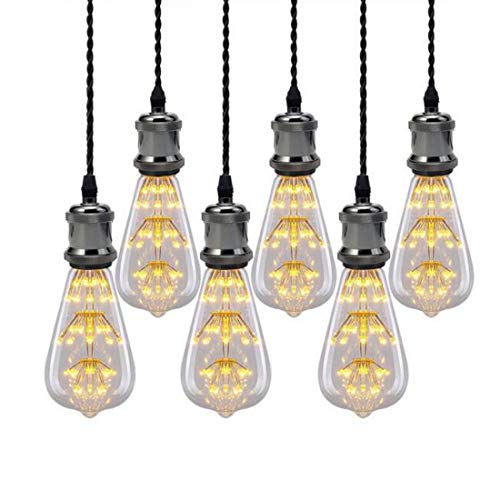 Kiven 3-Light H System Track Mini Pendant, Pearl Black Finish Lamp Holder Fitting, Rose Pendant Braided Fabric Flex Cord Length 31.5 In,Tb0123-80Cm #TOP3