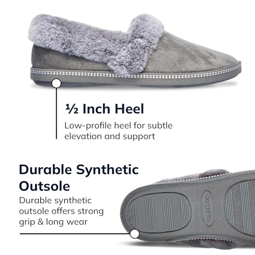 Skechers Femme Cozy Campfire Team Toasty Chausson, Anthracite, 40 EU