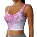 Colorful Marble Pastel Red Blue Purple Print Lightweight Trendy Women Sports Vest Yoga Workout Running Vests All Seasons