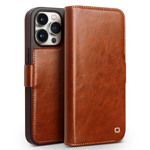 Étui en cuir véritable pour iPhone 15 Plus housse de protection luxe à rabat business