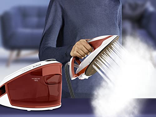 Tefal SV8110 - Planta de vapor Express Power, potencia de vapor potente, tecnología sin configuración, tanque de agua 1.8 L, vapor vertical, fabricado en Francia, Eco Stand - imagen 12