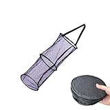 Yonuaret Angelkorb Für Angler - Faltbar Robust - Hochbelastbar und Tragbarer Fischkorb | für Fluss und Reisen Outdoor Wandern Natur Camping Wildlife Ufer