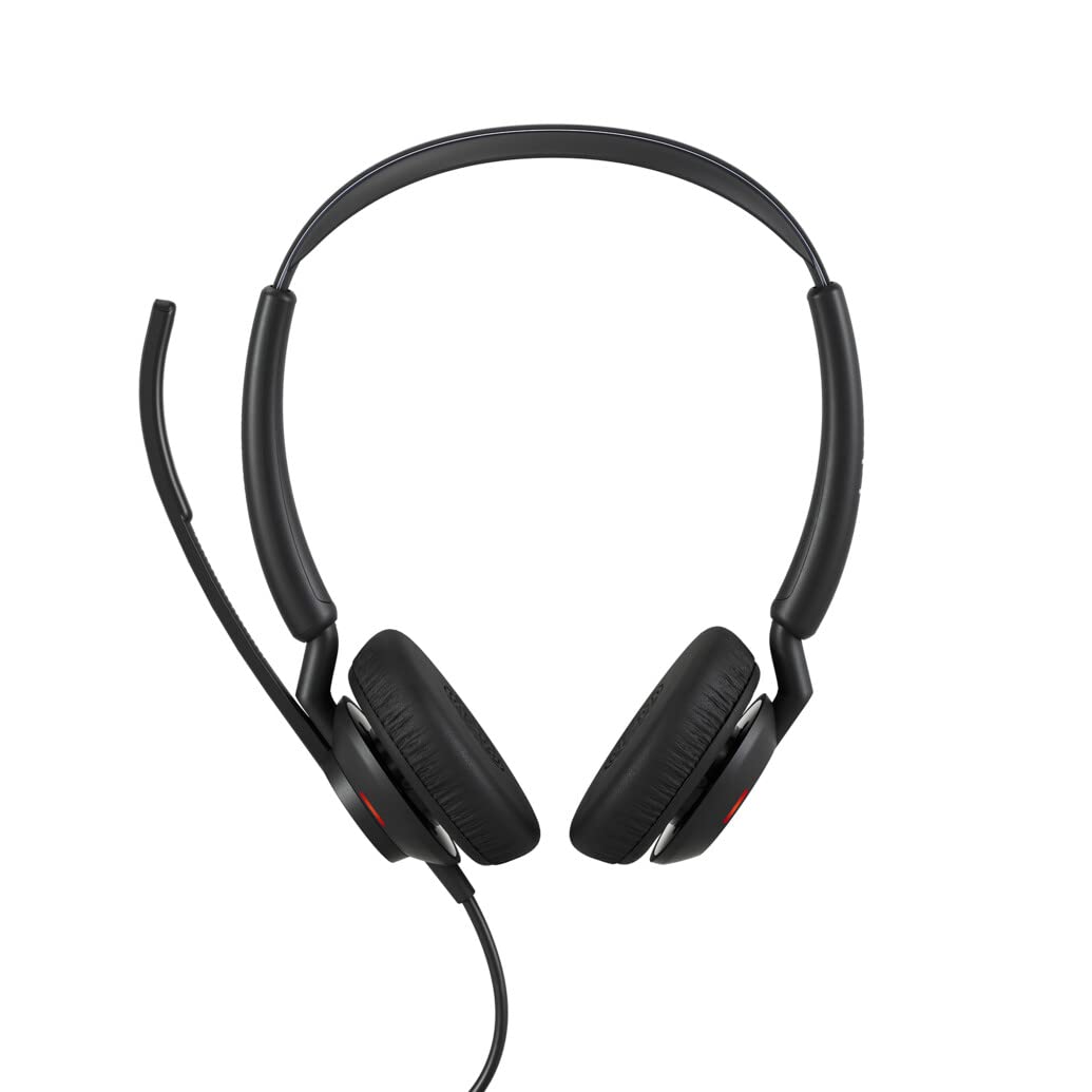 Engage 50 II schnurgebundenes Stereo-Headset mit Link Call Control, geräuschunterdrückender 3-Mic-Technologie und USB-C-Kabel - MS Teams-Zertifiziert, mit Allen Plattformen kompatibel - Schwarz