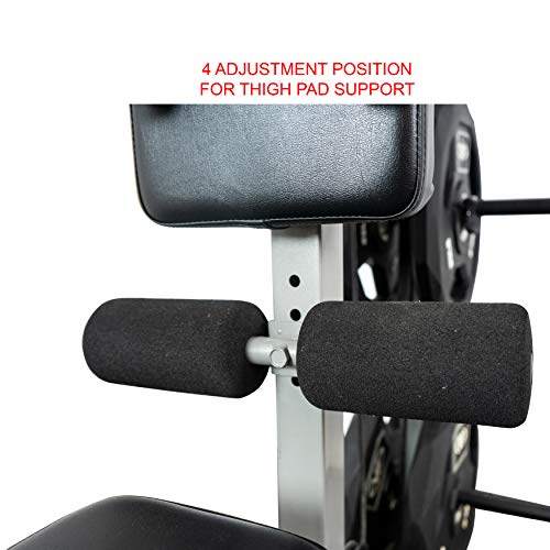 Valor Fitness CB-12 Lat Pulldown Machine, Low Row Machine, Cable Curl Bar, and Ab Machine Home Gym Equipment