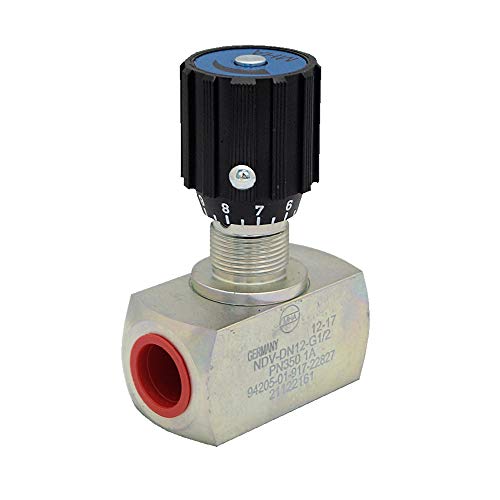 MHA-Zentgraf Carbon Steel Straight Needle Valve, 1/2