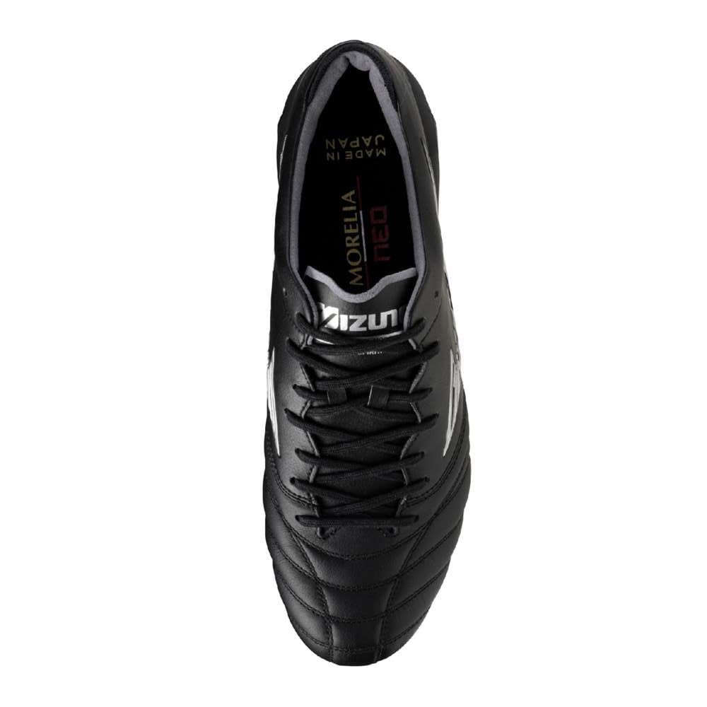 Mizuno モレリア4サッカーシューズ スパイク 黒 MIZUNO ミズノ モレリア NEO 4 JAPAN(ブラック×ホワイト