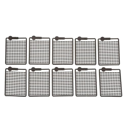 Tiardey 10 Piezas de Aparejos de Pesca de Carpas: Anzuelo Curvo para Carpas con eslabón Giratorio antienredos, Extensor de línea Trenzada, topes de Cebo, Accesorios de Aparejos de Pesca