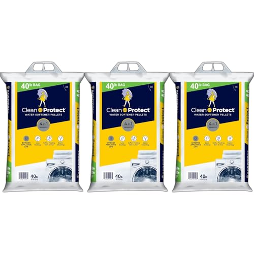 Comparison: Best Salt For Kinetico Water Softener 4 (3 Pack) - 40lb bags, Clean and Protect Water Softener Salt. Extends appliance Life; Reduces Hard Water Build Up
