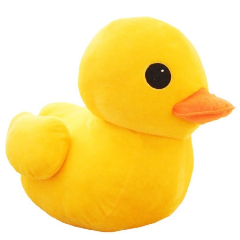 OUKEYI 11.8" /30cm Yellow Plush Duck Stuffed Animal Toy, Soft Cuddly Plushie Hugger Toy for Boys & Girls, Birthday Gifts for Kids or Girlfriend