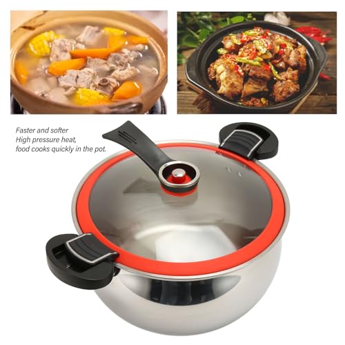 Olla a presión de acero inoxidable 7 L miniatura 4