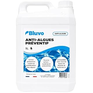 Bluvo algicide anti-algues préventif 5 L, non moussant