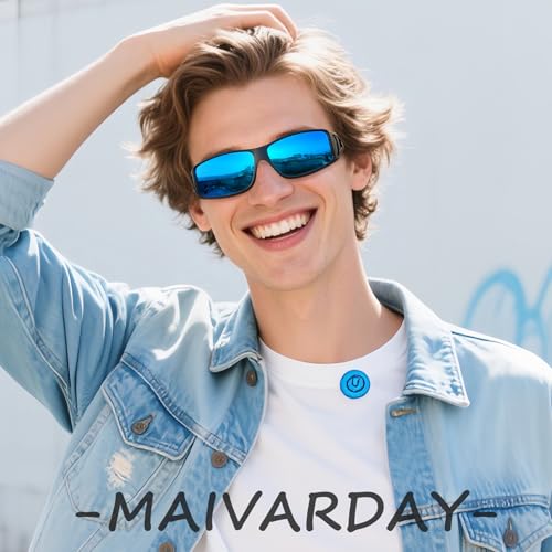 Image of Fit Over Glasses Sunglasses Polarized Men UV400 Sport Shades
