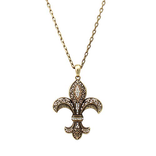 Collier long épée bronze vintage le cadeau idéal pour femme audacieuse