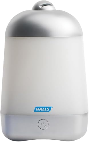 Halls Mini SpaMist Difusor ultrasónico de aceite esencial de aromaterapia para habitaciones pequeñas
