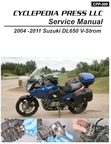  2004-2011 Suzuki DL650 V-Strom Cyclepedia Motorcycle Service Manual