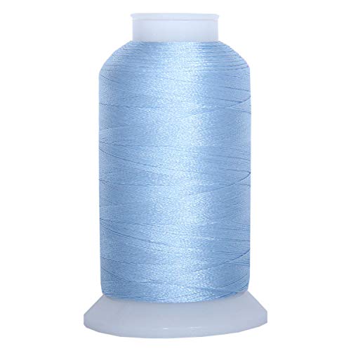 Image of ThreadArt Polyester Machine Embroidery Thread, 1000M 40wt, Sky Blue 1027
