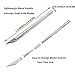 Art Craft Knife, Lehosek 2 Arts Knives with 60 Blades Precision Art Knife Set Hand Cutter Carving Tool for Crafts Projects (2knives with 60blades)