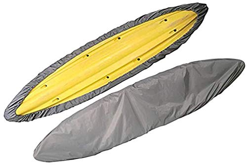 ELR Funda de kayak impermeable para canoa 210D Oxford Bolsa de almacenamiento de kayak Protección UV Protector solar para exteriores para barcos...
