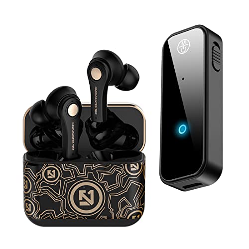 Écouteurs sans fil, Bluetooth doux pour une longue écoute, micro intégré, contrôle tactile, casque antibruit, écouteurs intra-auriculaires pour le travail, le fitness, les trajets en transports Cover