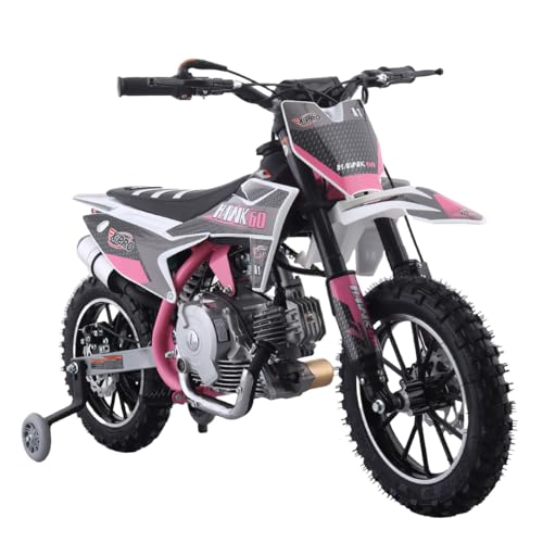 X-PRO Hawk 60 Gas Powered Dirt Bike with CVT Transmission, Electric Start, Disc Brake! 10