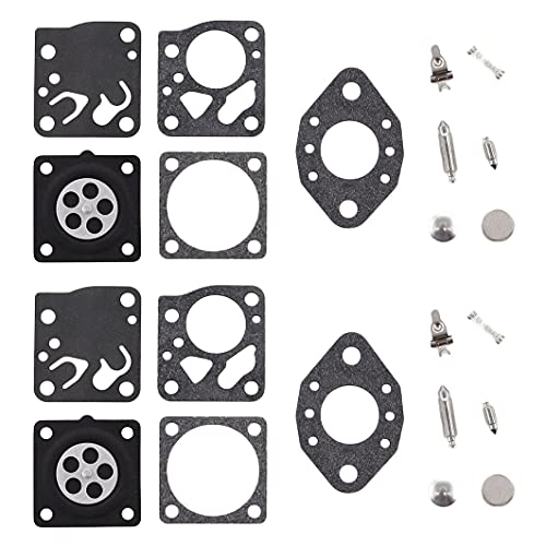 MCHNIC 2x Kit de membranes de carburateur, jeu de membranes de réparation pour Stihl 020 024 028...