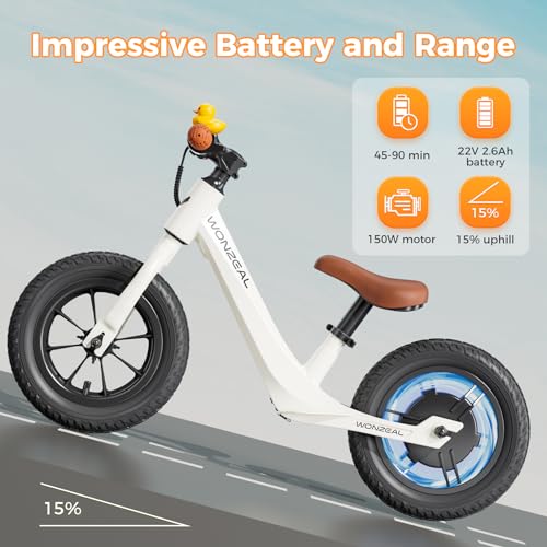 Wonzeal Electric Balance Bike For Kids Ages 2-7 thumb #4