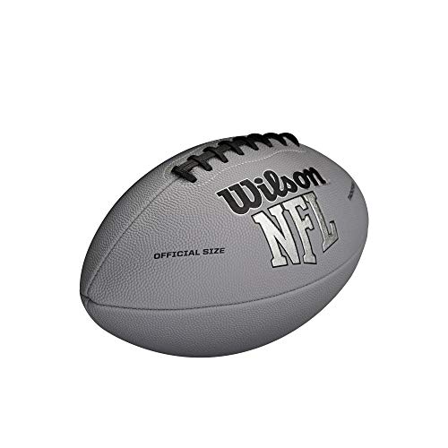 Wilson Nfl Mvp Football - Gray, Junior (Age 9-12) #TOP3