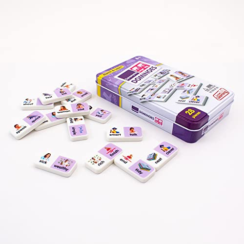 Junior Learning Synonyms Dominoes Langauge Arts miniatura 3