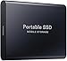 Produktbild WEIJINTO Externe SSD 2TB USB 3.1 Gen 2 Type-C Solid State Externe SSD (2000GB tragbare SSD, unverzichtbar für Geschäftsreisen) (2TB, Schwarz)