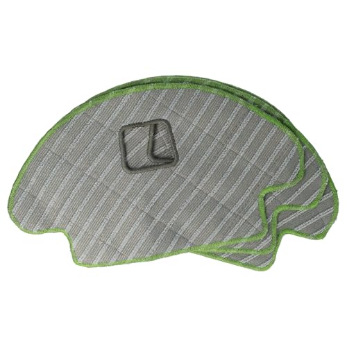 vhbw 3x lingettes parquet carrelage compatible avec iRobot Roomba Combo aspirateur robot - lingette pour lavage, tampon microfibre 18 x 14,5 cm
