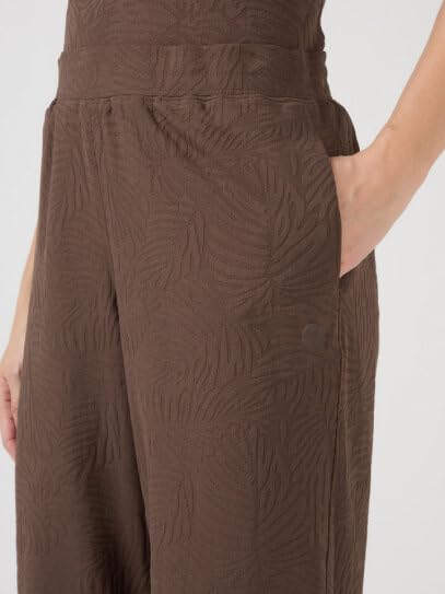 Image of TECHNOSPORT Women Textured Straight Fit Trackpants for Casual Wear, Travel Wear, Gym Wear
