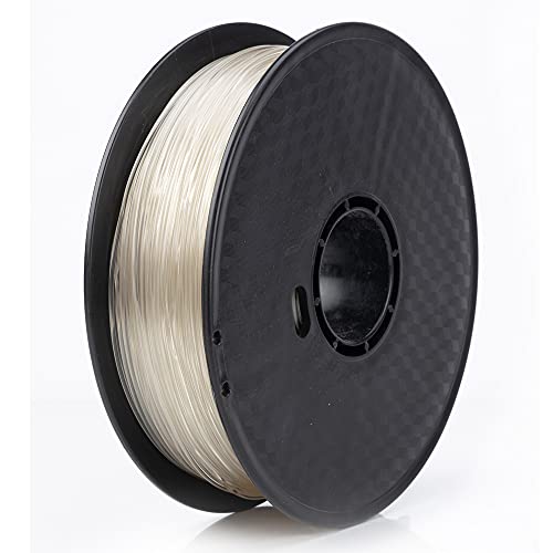 Image of Tesseract Premium PETG 1.75mm 3D Printing Filament | Dimensional Accuracy + /- 0.03mm | Compatible with Most FDM Printers | 1 KG 3D Printer Filament - PETG Natural /Clear (Quantity 10)