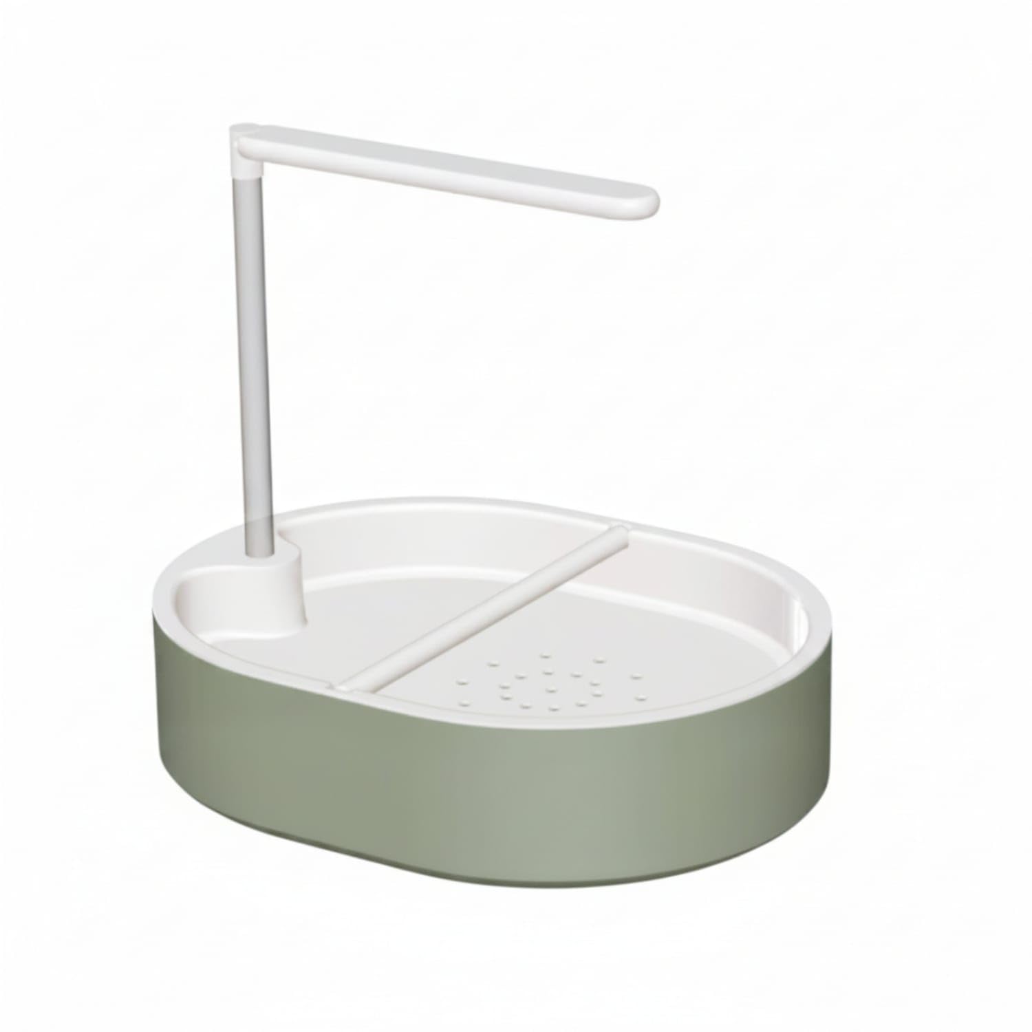 Overhead Circulating Bird Bath with Pump Open-Top Bird Bathing Basin with Shower Tube for Pet Birds, Parrots, Aviary, Home, Gray Grn Bath Tub|Birdbaths|Home & Garden-picture-12