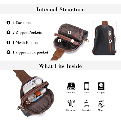 Image of INICAT Lightweight Small Crossbody Sling Bag for Women | Mini Travel Purse,Multi-pocket with Card Slots,Durable Vegan Leather,Everyday Carry