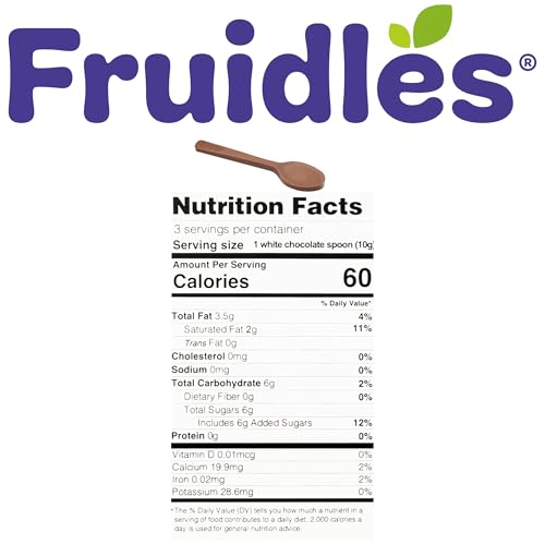 Fruidles 2-Pack Total 12 Milk Chocolate Spoons Candy Hot Stirring, Gourmet Milk Cocoa Edible Spoon Stirrers, Non-GMO -