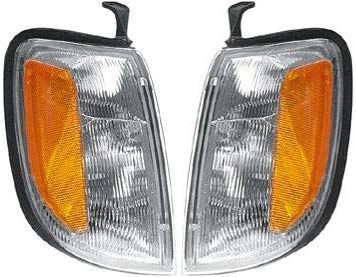 Evan Fischer Corner Light Set Compatible with 1998-2000 Nissan Frontier, Fits 2000-2001 Xterra Driver and Passenger Side NI2521124, NI2520124