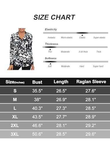 Luranee Women'S Long Sleeve Spf Shirt, Quarter Zip Yoga Jacket thumb #4