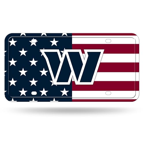 Rico Industries NFL Football Washington Commanders USA Metal Auto Tag 6
