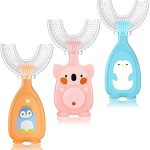 Jootuepo p3-uxingyashua 3er Kinder U-förmige Zahnbürste