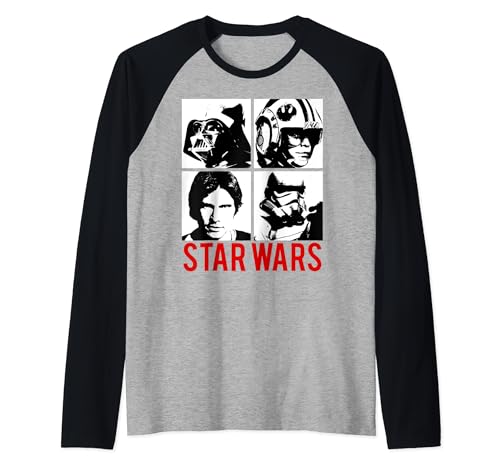 Sweat léger Star Wars vêtement coton manches noires style rétro américain