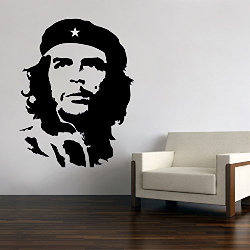 Autocollant mural Che Guevara - Pour salon et voiture - 10 x 8 cm - Par e-mail
