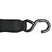 DC Cargo Mall Retractable Ratchet Strap, 2 Pack (2 inch x 10 feet)-Heavy Duty Tie Down Auto Retractable Ratchet Straps - Easy Self Contained Black Ratchet Strap Tie Downs for Trailers, Vehicles, Boat