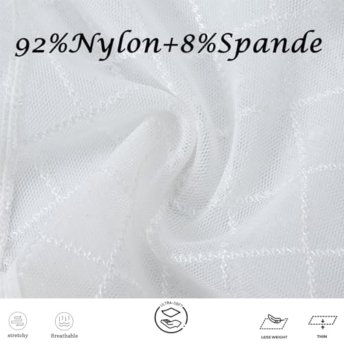 JINSHI Men's Mesh See Through Boxers Briefs,Sexy sheer lace underwear,Bulge Pouch boxer trunk,Ultra-thin4