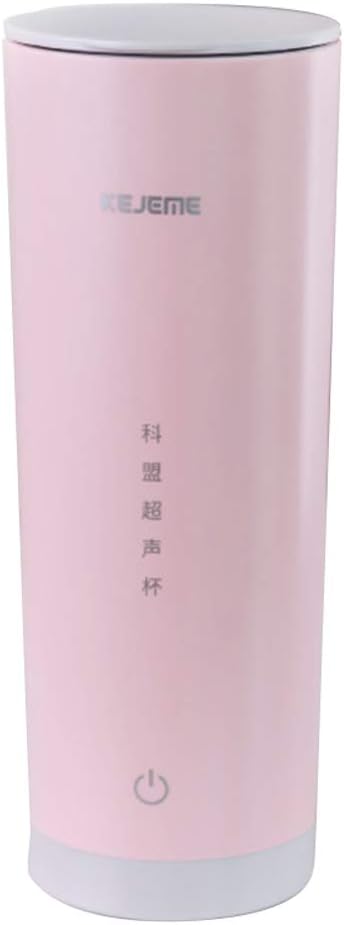 Ultra Cup Cleaning Machine 304 Stainless Steel Liner ABS Shell Small Household Contact Lens Watch Jewelry Glasses Braces Jewelry Cleaning Machine Forest Green/Sakura Pink 7870mm
